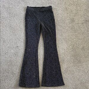 Elegant Black Flared Women's Pants